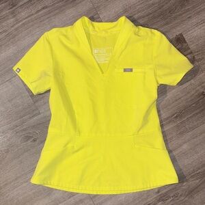 Figs Women's Peplum Scrub Top